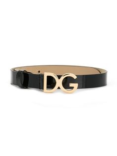 Dolce & Gabbana Kids ремень с металлическим логотипом