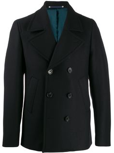 PS Paul Smith фактурное двубортное пальто
