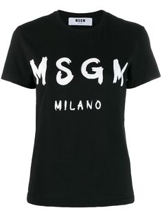 MSGM футболка с логотипом