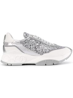 Jimmy Choo блестящие кроссовки Raine