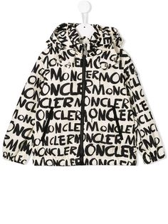 Moncler Kids куртка Hanoi с принтом логотипа