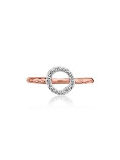 Monica Vinader RP Riva Mini Circle diamond ring