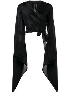 Rick Owens блузка с рукавами летучая мышь