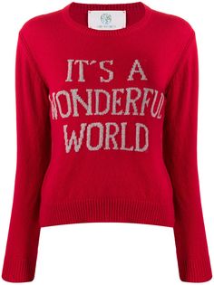 Alberta Ferretti джемпер Its A Wonderful World