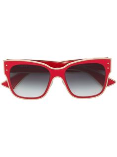 Moschino Eyewear солнцезащитные очки в квадратной оправе