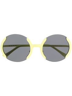 Marni Eyewear солнцезащитные очки в круглой оправе