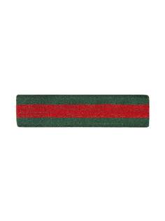 Gucci Kids эластичная повязка на голову с отделкой Web
