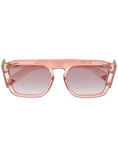 Fendi Eyewear декорированные солнцезащитные очки с логотипом FF