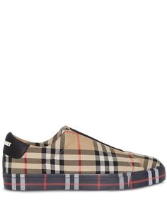 Burberry слипоны в клетку Vintage Check