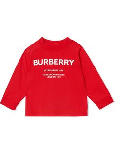 Burberry Kids свитер из джерси с принтом Horseferry