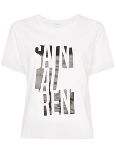 Saint Laurent футболка с логотипом