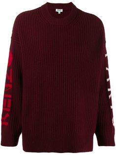 Kenzo трикотажный джемпер с логотипом