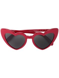 Saint Laurent Eyewear солнцезащитные очки в форме сердца