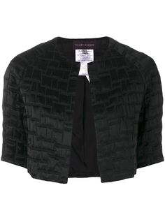 Talbot Runhof укороченный фактурный пиджак