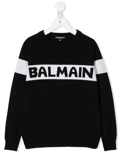 Balmain Kids джемпер с логотипом