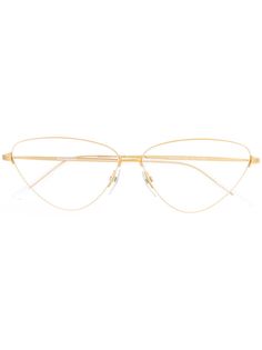 Balenciaga Eyewear солнцезащитные очки в треугольной оправе