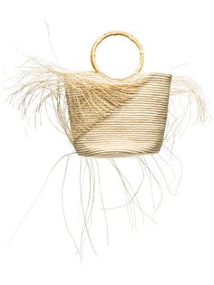 Sensi Studio плетеная сумка-тоут с бахромой