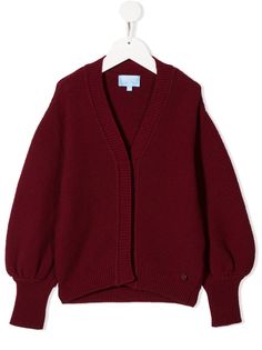 LANVIN Enfant кардиган с V-образным вырезом