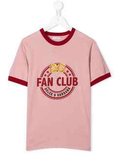 Dolce & Gabbana Kids футболка Fan Club