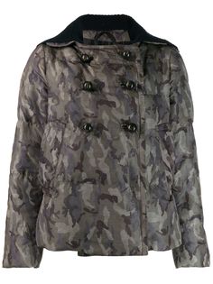 Prada Pre-Owned куртка 2000-х годов с камуфляжным принтом