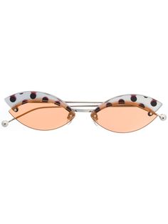 Fendi Eyewear солнцезащитные очки в оправе кошачий глаз