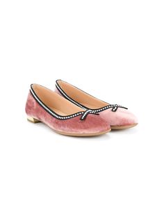Aquazzura Mini балетки с бантом
