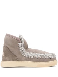 Mou ботинки с декоративной строчкой