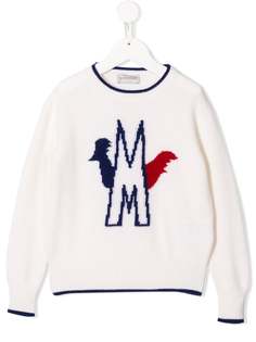Moncler Kids трикотажный свитер с логотипом