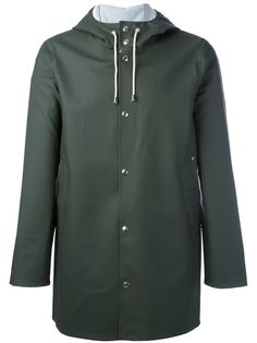 Stutterheim плащ с капюшоном на шнуровке