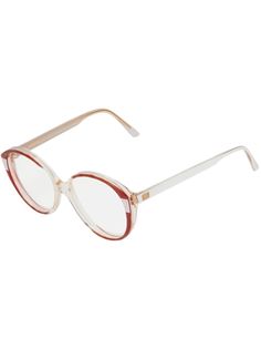 Balenciaga Pre-Owned прозрачные овальные очки