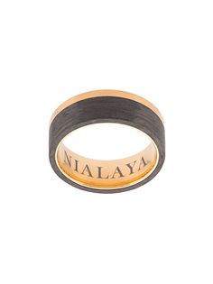 Nialaya Jewelry панельное кольцо изогнутой формы