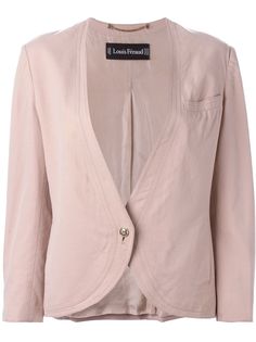 Louis Feraud Pre-Owned жакет без воротника