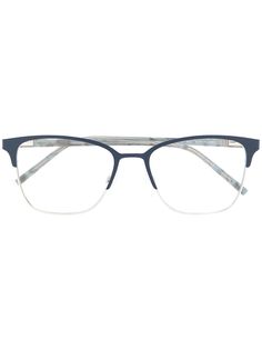 DKNY очки в квадратной полуободковой оправе