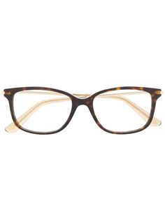 Bottega Veneta Eyewear очки в оправе черепаховой расцветки