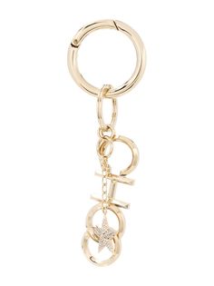 Jimmy Choo брелок для ключей с кристаллами