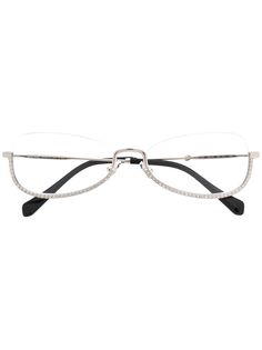 Miu Miu Eyewear очки в декорированной квадратной оправе