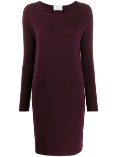 Allude платье с круглым вырезом