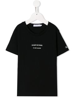 Calvin Klein Kids футболка с надписью