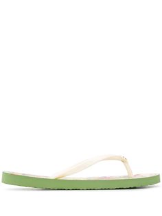 Tory Burch шлепанцы с цветочным принтом