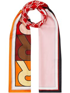 Burberry шарф с логотипом