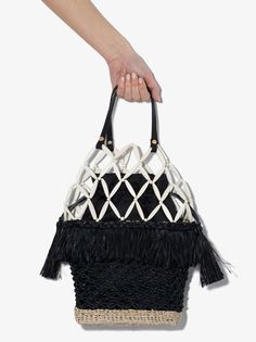 Aranaz сумка Abaca с сетчатыми ручками