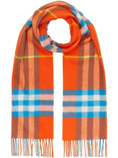 Burberry кашемировый шарф в клетку Classic Check