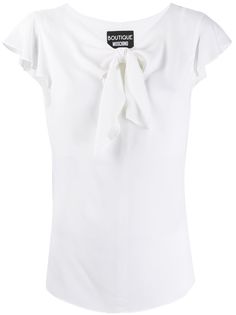 Boutique Moschino блузка с бантом