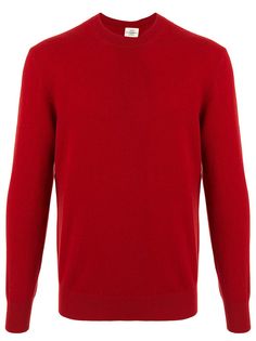 Kent & Curwen джемпер с вырезом в рубчик