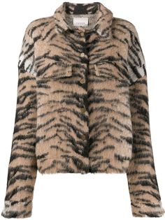 Laneus куртка с тигровым принтом