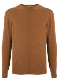 Kent & Curwen джемпер с вырезом в рубчик