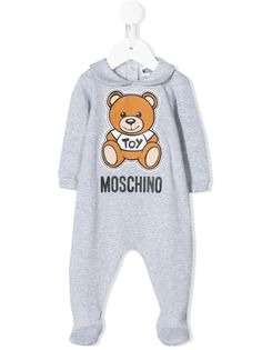 Moschino Kids пижамный комплект с логотипом Teddy Bear