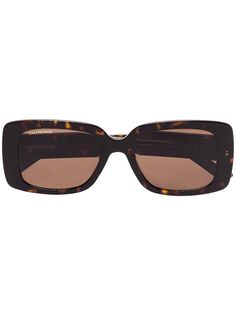 Balenciaga Eyewear солнцезащитные очки в оправе черепаховой расцветки