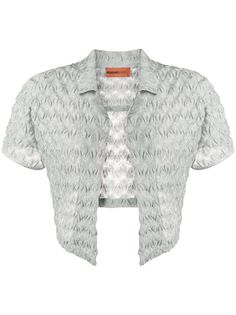 Missoni Mare укороченная прозрачная рубашка