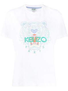 Kenzo футболка с короткими рукавами и принтом Tiger